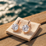 Eirene | Kerek fülbevalók cirkóniával