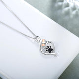 Lyckopaw nyakörv szív-, tappancs- és végtelen szimbólummal