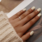 Sterling ezüst gyűrű tappancsnyomattal.