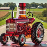 100 LET FARMALL Whisky Üveg