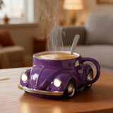 BEETLEBREW | Lila bögre autós mintával