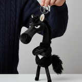 Merész ló - Fekete szívvel Kulcstartó