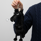 Merész ló - Fekete Kulcstartó