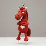 Merész ló - Pántos kulcstartó