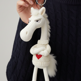 Merész ló - Fehér szívvel Kulcstartó