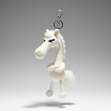 Fehér Kulcstartó "Pimasz ló"