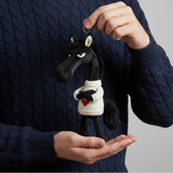 Féktelen ló - Fekete és fehér szívvel Kulcstartó