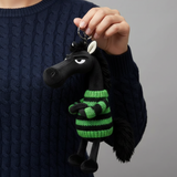 Merész ló - Fekete és zöld Kulcstartó