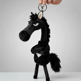 Merész ló - Fekete szívvel Kulcstartó