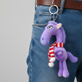 Merész ló - Lila és piros Kulcstartó