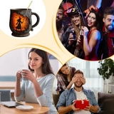 Kézzel készült 3D Halloween bögre